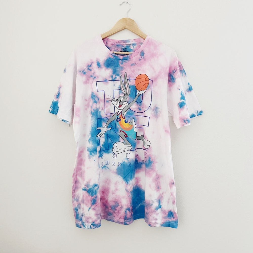 NEW Space Jam Tie Dye Graphic Tee